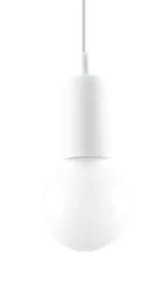 Obrázek produktu pro Závěsné svítidlo DIEGO 1 bílé 1xE27 15W PVC 90x9x9cm Sollux Lighting