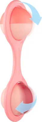 Produktbild von Babyrassel mit drehbaren Hantelelementen