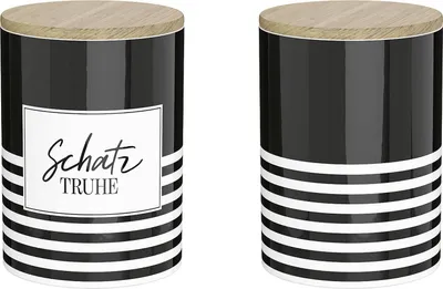 Zdjęcie produktu dla LA VIDA Vorratsdose Schatztruhe 1l 16xØ11cm 409047