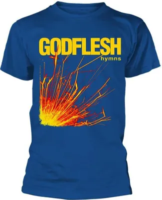 Obrázok produktu pre Godflesh - Tričko "Hymns" pre mužov/dámy Uni PH918 (3XL) (modré)