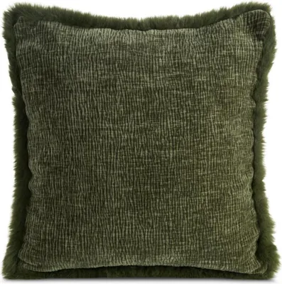 Produktbild von EUROFIRANY | Zierkissenbezug - Kissenbezug - Dekokissenbezug - 45 x 45 cm - grün - Kissenhülle