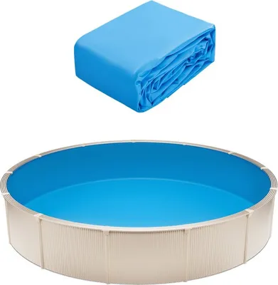Immagine prodotto di Sostituzione del liner per piscina - Liner per piscina φ550x147cm - Sostituzione del liner per piscina di alta qualità - Liner durevole per piscina
