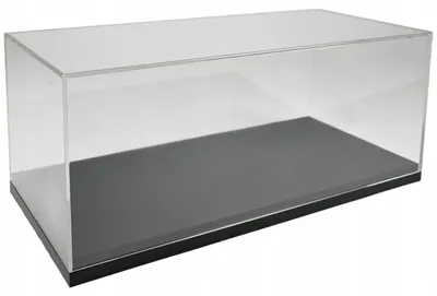 Produktbild von Exklusive Modellauto Vitrine 1:18 mit schwarzem Sockel - Perfekter Schutz & Präsentation
