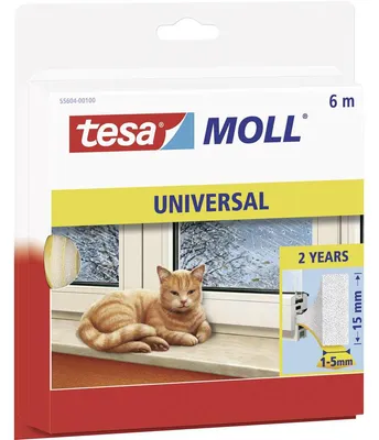 Obrázek produktu pro tesa Tesamoll univerzální pěnová těsnicí páska bílá 6m x 15mm