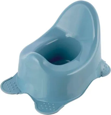 Produktbild von Baby-Toilettentrainer – Für die Sauberkeitserziehung – Bequemes Toilettieren – Rutschfestes System – 38 x 27 cm – Blau