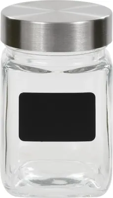 Produktbild von vidaXL Skladovací sklenice s nálepkou 12 ks 300 ml