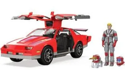 Produktbild von M.A.S.K. Thunderhawk Spielzeugfahrzeug mit 7 cm Matt Trakker Actionfigur und Zubehör