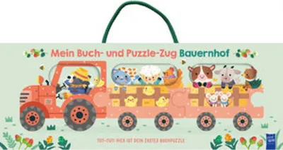 Obrázek produktu pro Moje kniha a puzzle vlak: Farma