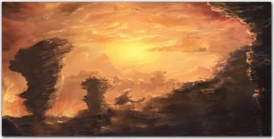 Produktbild von Coloray - Bild aus Glas - Glasbilder - 100 x 50 cm - Wanddekoration Küche Glasblock mit Bild Dekoration Wohnzimmer Gehärtetes Glas - Sonnenuntergang