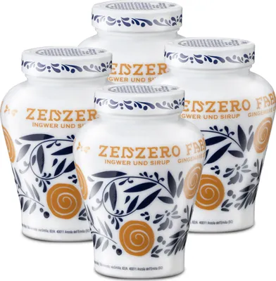Produktbild von Food-United INGWER FABBRI 1905 4x600g Opaline Ingwer-Stücke aus Italien eingelegt und halb-kandiert in Sirup - ohne Aroma- Farb- & Konservierungsmittel, für Zenzero-Obstsalate oder für Cocktails-Drinks Desserts, GVO-Frei Glutenfrei & 100% natürlich