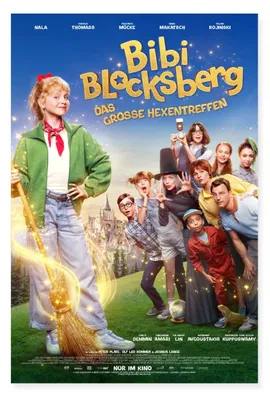 Produktbild von Spreadshirt Bibi Blocksberg Film Poster Mit Allen Charakteren Poster 40x60 cm, One size, Weiß