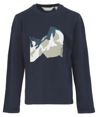 Produktbild von Regatta - "Wenbie III" T-Shirt für Kinder Langärmlig RG10871 (116) (Marineblau)