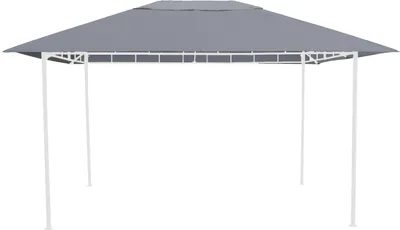 Produktbild von Grasekamp Ersatzdach 3x4m Grau zu Gartenpavillon Antik Pavillon Partyzelt
