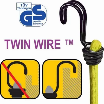 Zdjęcie produktu dla 6x1 Master Lock Gumowa lina napinająca Twin Wire 3040EURDAT