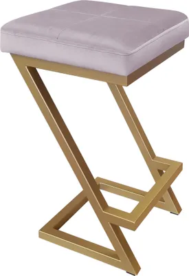 Zdjęcie produktu dla Hoker krzesło barowe ZETA LOFT METAL podstawa złota MG55