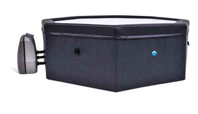 Produktbild von JUNG Octopus Spa Whirlpool Ø 193 cm, 5 Personen, Stabile Struktur, 1000L, beheizter Indoor & Outdoor Pool, Energieeffizient, Halbstarre Struktur