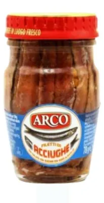 Produktbild von Anchovis mit Sardellen in Sonnenblumenöl 78g - Arco