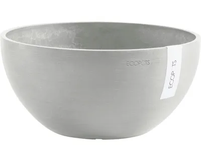 Image de Ecopots Brussels 25 Pot de fleurs - L 25 cm x H 12 cm - Intérieur et extérieur
