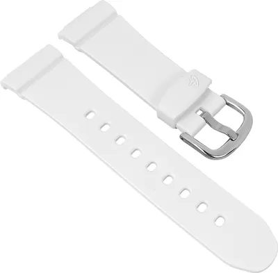 Produktbild von Casio Ersatzband Uhrenarmband Resin Band Weiss BGD-140