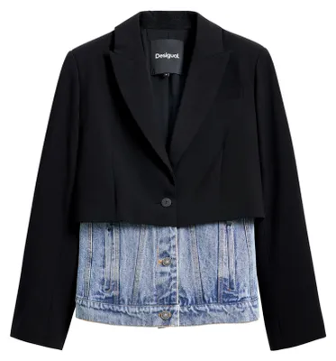 Obrázok produktu pre Desigual Elegant Ladies Jacket Black : Veľkosť - S Veľkosť: S