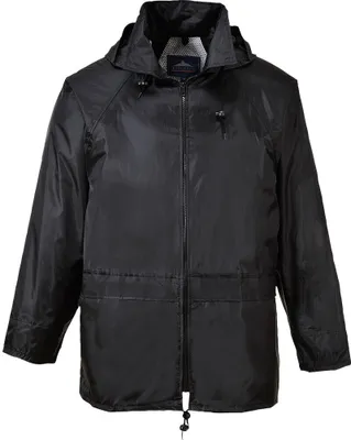 Image de Portwest S440 Veste de pluie classique Noir Taille M