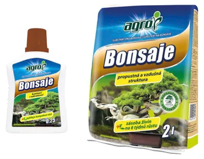 Obrázek produktu pro AGRO CS a.s. Set substrát a hnojivo pro bonsaje, S