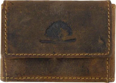 Produktbild von Greenburry Vintage 1681-25/BR Mini Leder Geldbeutel mit Münzfach Braun