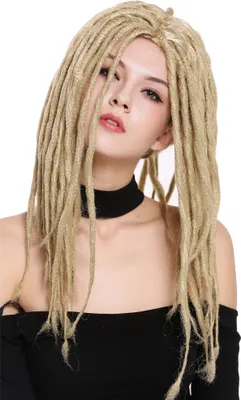 Produktbild von WIG ME UP Perücke Dreadlocks Rasta Blond 90674-ZA89
