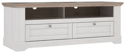 Produktbild von Lowboard TV-Kommode ILOPPA 2 Schubladen Optik: Schneeeiche, von Forte