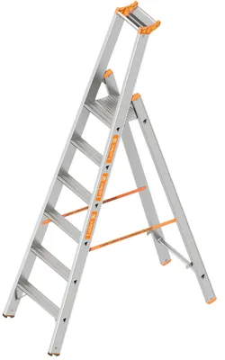 Produktbild von Layher Topic 1064 Stufenstehleiter 6 Stufen