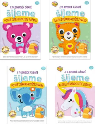 Zdjęcie produktu dla Filcowy Świat - Zestaw do Szycia Uroczych Zwierzątek dla Małych Twórców