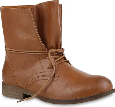 Produktbild von VAN HILL Bequeme Damen Stiefeletten Stiefel Reiterstiefel 71380, Farbe: Braun, Größe: 39