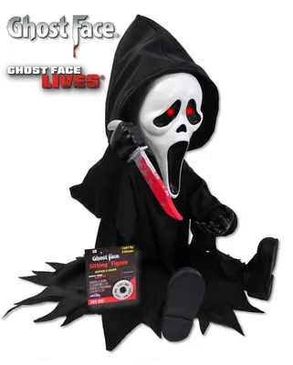 Produktbild von Scream Ghostface Animatronic Figur mit Licht, Sound & Bewegung 28cm