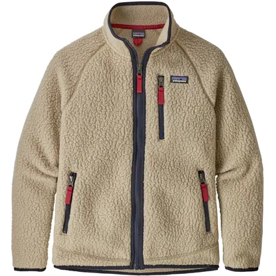 Produktbild von Patagonia Kinder Fleecejacke Retro Pile, Größe:L, Farben:el cap khaki