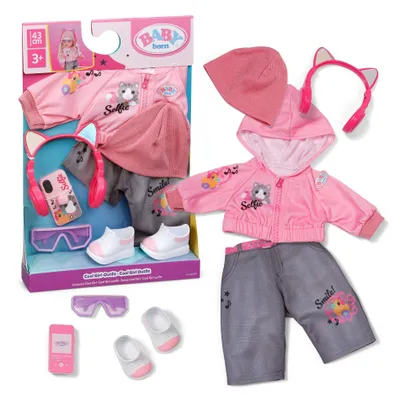 Obrázok produktu pre BABY born Cool Girl Outfit 43cm, kostým pre bábiku, 3 rok / roky