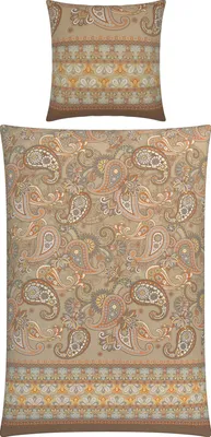 Produktbild von Erwin Müller Bettwäsche beige 1x 155x200 cm + 1x 80x80 cm