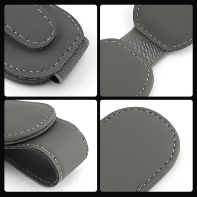 Image de Porte-lunettes de soleil pour voiture Porte-lunettes de soleil magnétique Clips pour cartes de ticket pour accessoires d'intérieur de voiture Clip de rangement