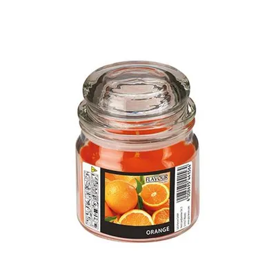 Produktbild von Flavour by GALA 4x Bonbonglas mit Wachsfüllung, MAXI Ø 90 mm · 120 mm orange - Orange