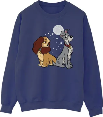 Produktbild von Disney - "Lady And The Tramp" Sweatshirt für Herren BI49057 (S) (Marineblau)