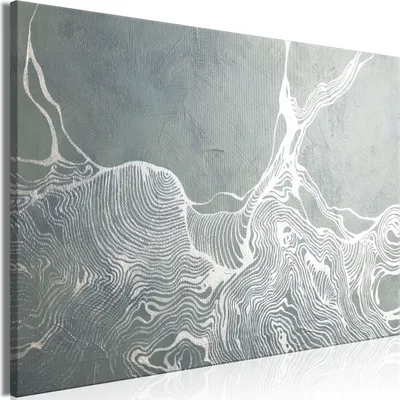 Produktbild von Italienischer Leinwand Leinwandbild - Harmony of Lines (1 Part) Wide 30x20 cm Abstrakt a-A-0903-b-a