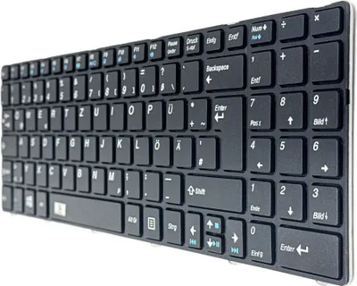 Produktbild von DEUTSCHE - Schwarz Tastatur Keyboard kompatibel für Medion Akoya MD97834