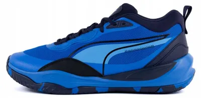 Productafbeelding van Puma Playmaker Pro Basketbalschoen Blauw/Zwart Maat 48