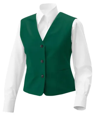 Produktbild von Damen Weste Gillette flaschengrün, 2XL : 2XL : Flaschengrün : 65% Polyester 35% Baumwolle