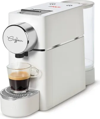 Produktbild von Polti S18W weiße Kapsel Kaffeemaschine