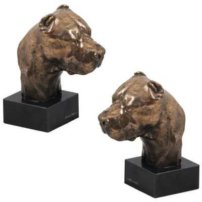 Obrázok produktu pre Art-Dog Busta – Dogo argentino – odliatok z bronzového prášku a živice