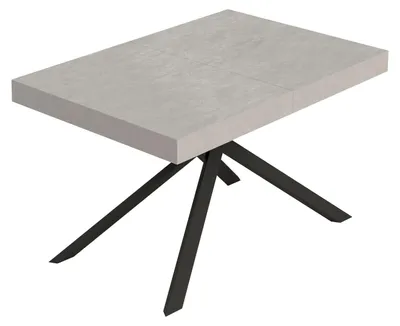 Immagine prodotto di Tavolo Allungabile 140/224x80Cm Niket Cashmere Gambe Antracite