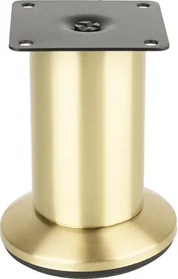 Produktbild von FS001 80 mm verstellbarer Möbelfuß, gebürstetes Gold