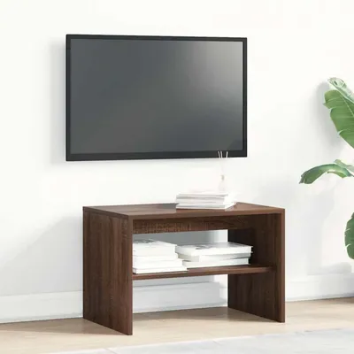 Obrázok produktu pre TV stojan, 60 cm, hnedý + dubový, 60 x 40 cm