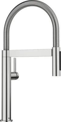Immagine prodotto di BLANCO CULINA-S II Mini miscelatore da cucina Acciaio PVD ad alta pressione Tubo flessibile di erogazione