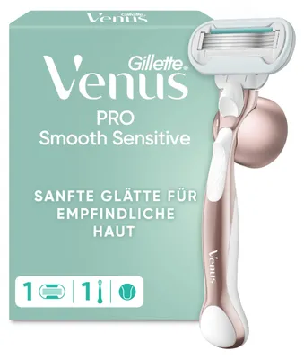 Produktbild von Gillette Venus Pro Smooth Sensitive Rasierer Damen, Rosegold